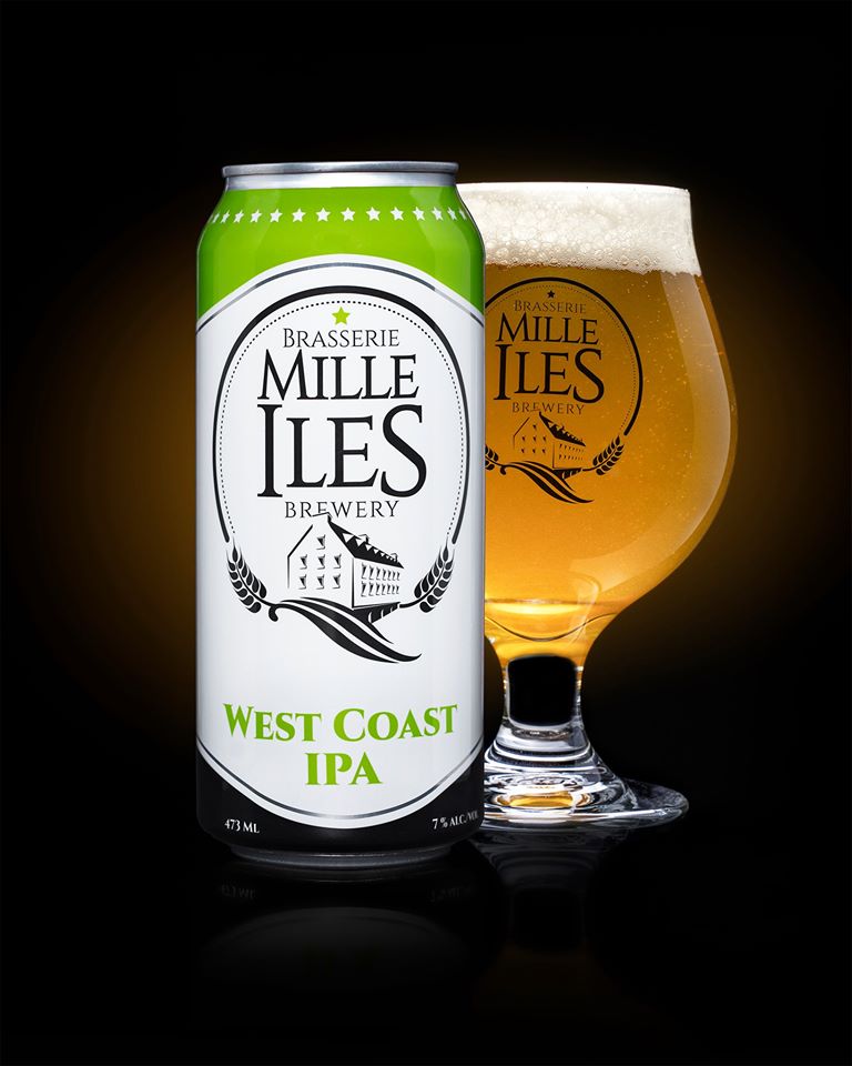 WEST COAST IPA - BRASSERIE MILLES ILES - Fromagerie Roy