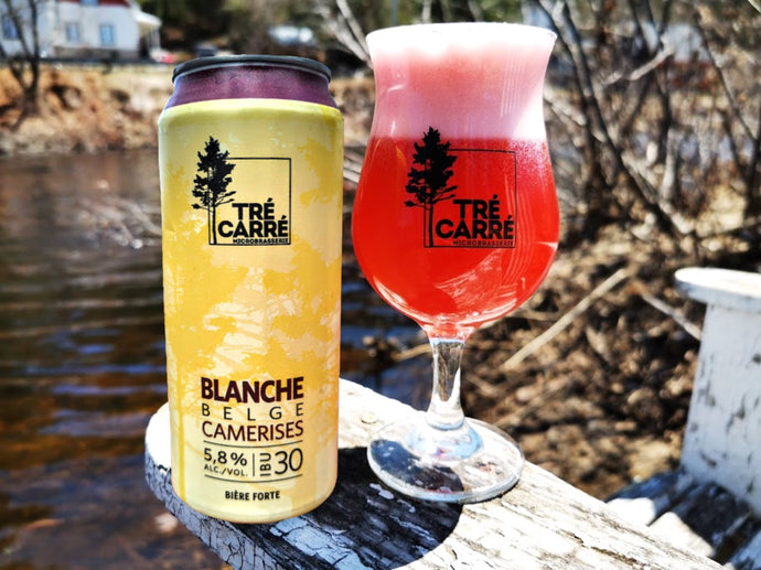 BLANCHE BELGE AUX CAMERISES - MICROBRASSERIE TRÉ CARRÉ - Fromagerie Roy