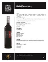 Charger l&#39;image dans la galerie, VERSANT ROUGE 750 ML - COTEAU ROUGEMONT

