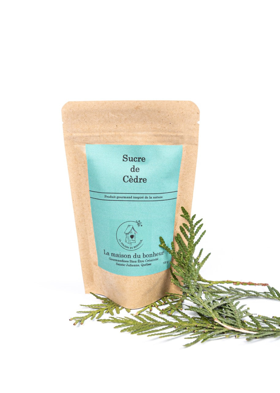 Sucre brut bio au cèdre 100g - Fromagerie Roy